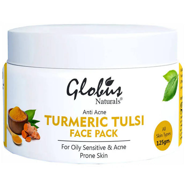 Globus Naturals Turmeric Tulsi Face Pack - Distacart