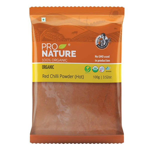 Pro Nature Organic Red Chilli Powder (Hot)