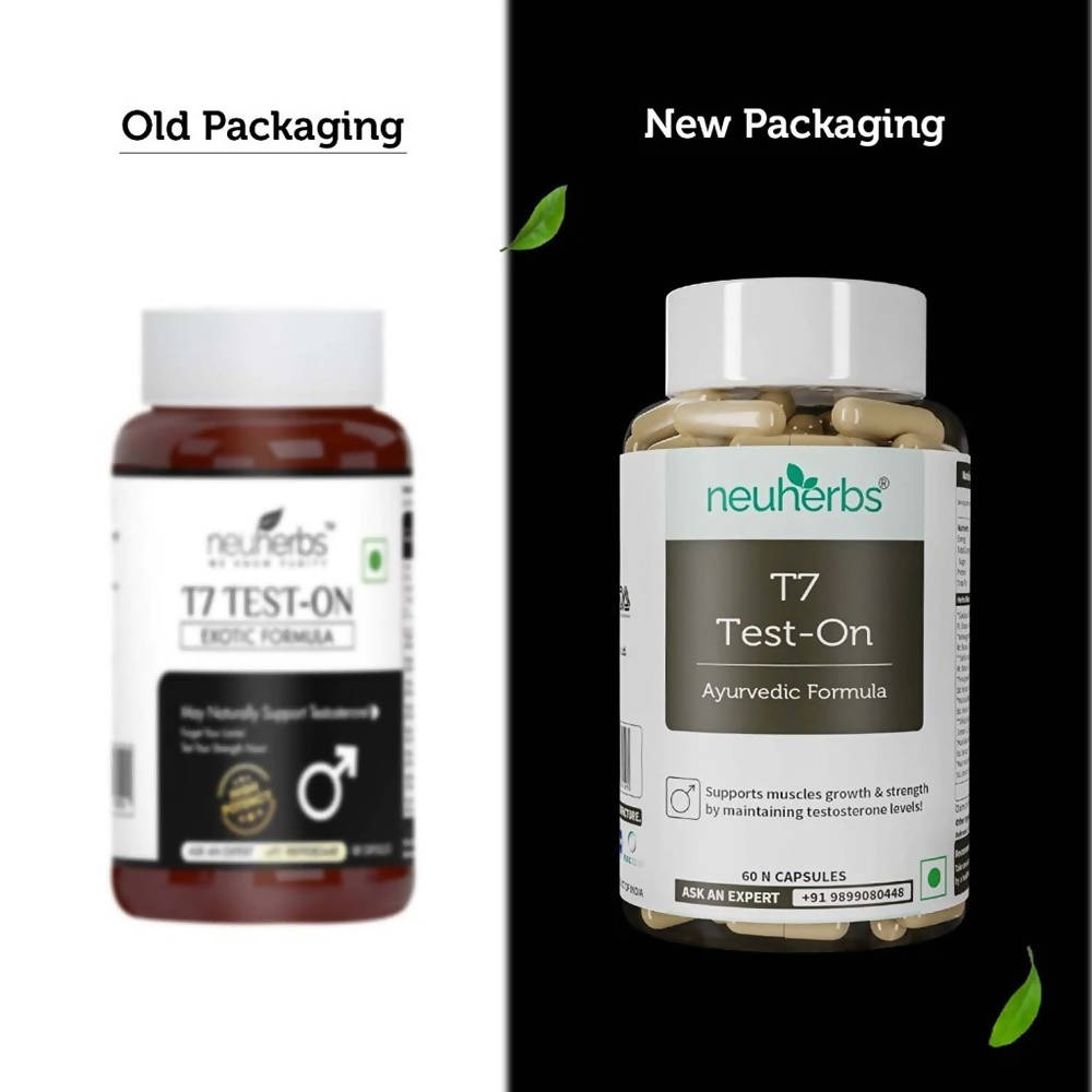Neuherbs T7 Test-On Ayurvedic Formula Capsules - Distacart