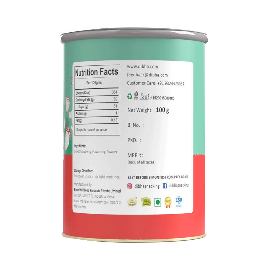 Dibha Dried Masala Strawberry