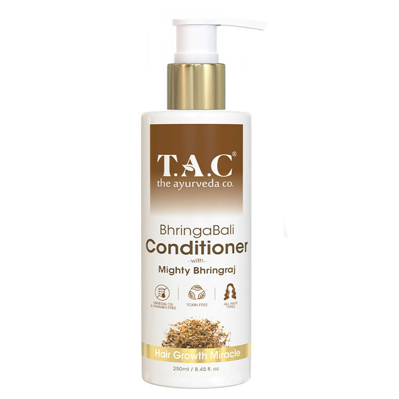 TAC - The Ayurveda Co. Bhringabali Hair Conditioner for Dry &amp; Frizzy Hair with Amla &amp; Bhringraj - Distacart