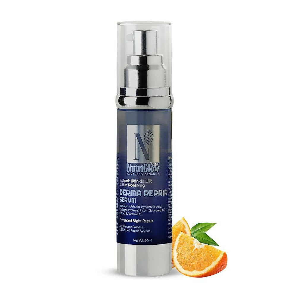 NutriGlow Advanced Organics Instant Wrinkle Lift & Skin Polishing Derma Repair Face Serum - Distacart