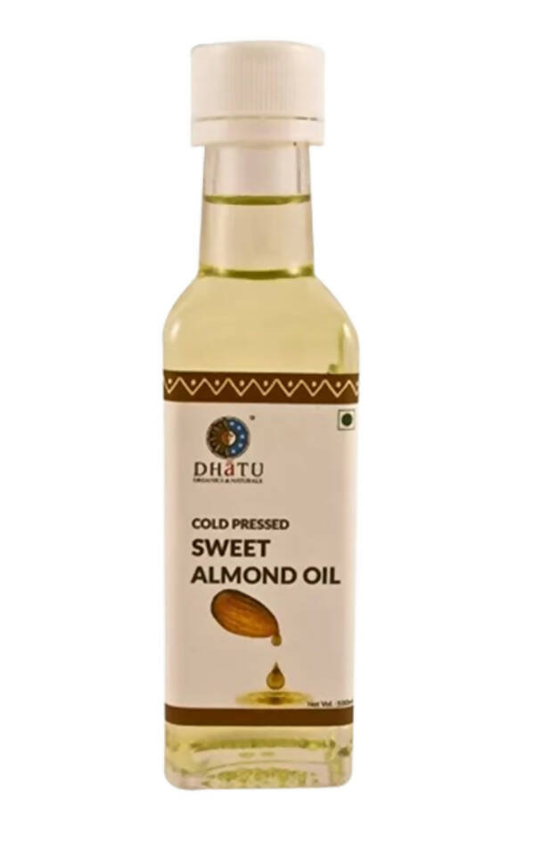 Dhatu Organics & Naturals Cold Pressed Sweet Almond Oil - Distacart