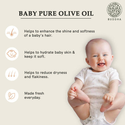 Budda Natural Baby Pure Olive Oil Cold Pressed Extra Virgin - Distacart