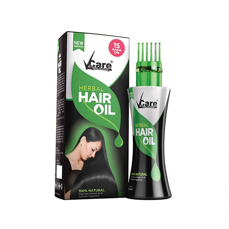 VCare New Improved Herbal Hair Oil with Wonder Cap