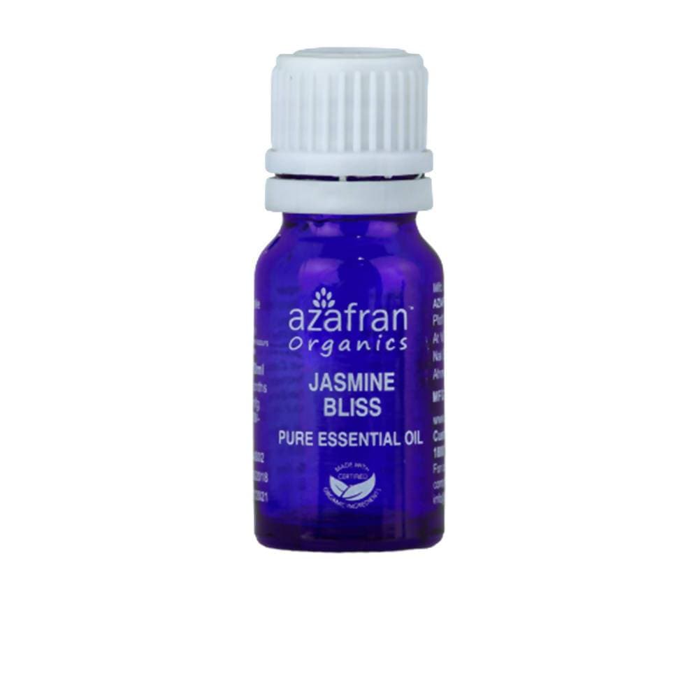 Azafran Organics Jasmine Bliss Pure Essential Oil - Distacart