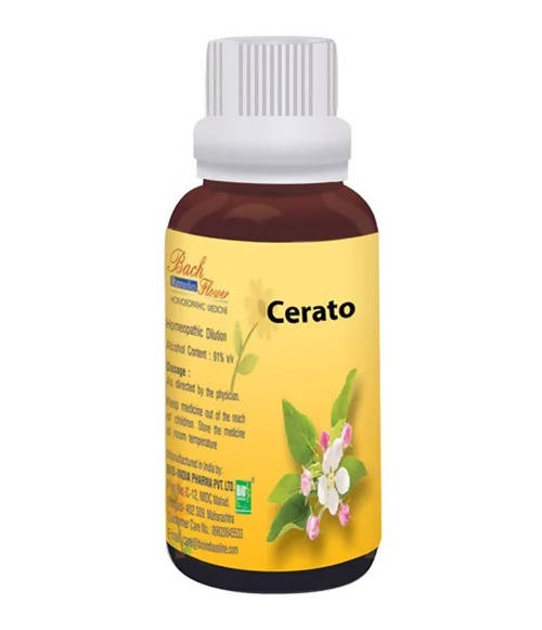 Bio India Homeopathy Bach Flower Cerato Dilution