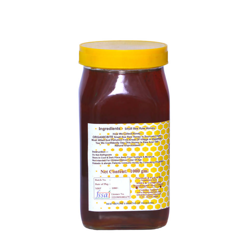 Organicbite Small Bee Raw Honey Ingredients