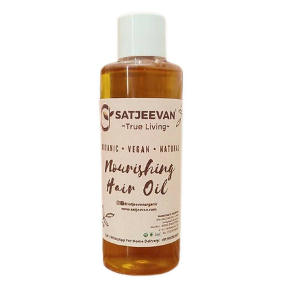 Satjeevan Organic Nourishing Hair Oil - Distacart