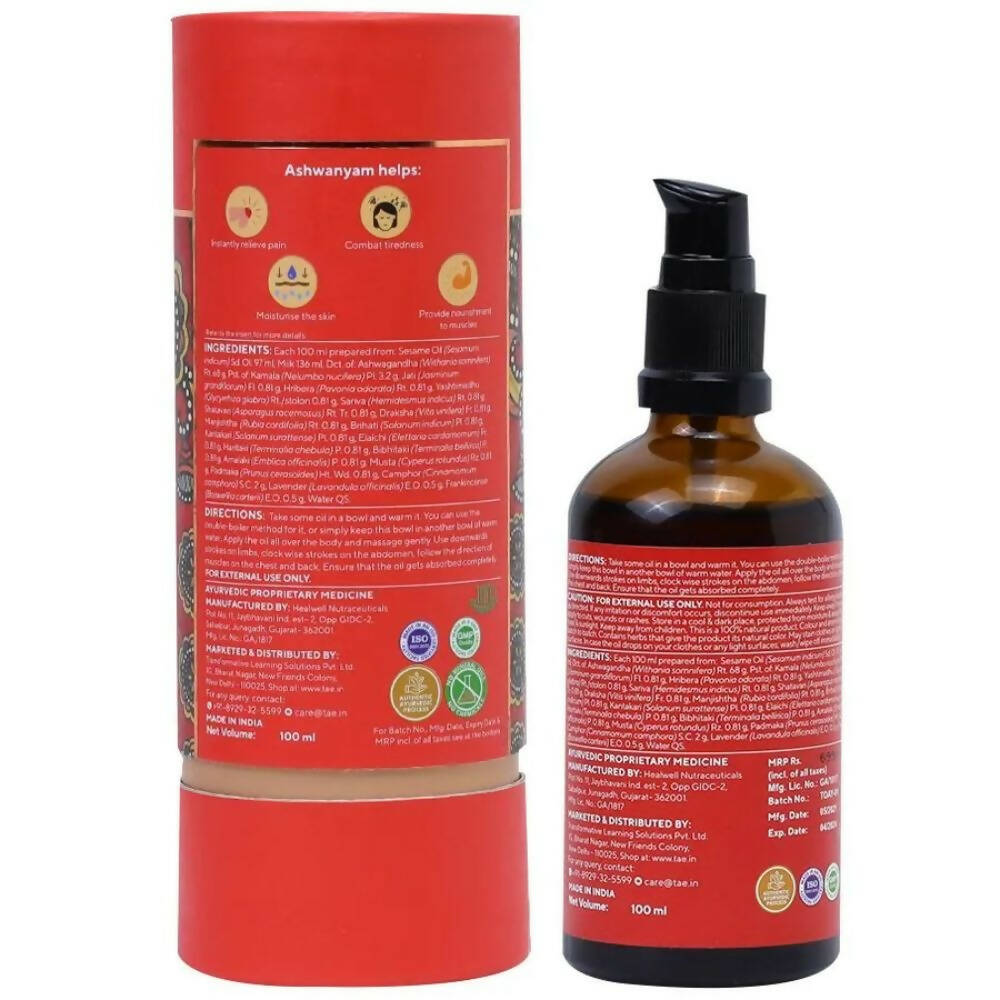 Varaasa Ashwanyam Ashwagandha-Rich Body Oil - Distacart