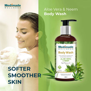 Medimade Wellness Aloevera & Neem Body Wash - Distacart