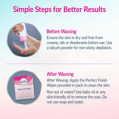 Veet Professional Waxing Strips for Women - Dry Skin - Distacart