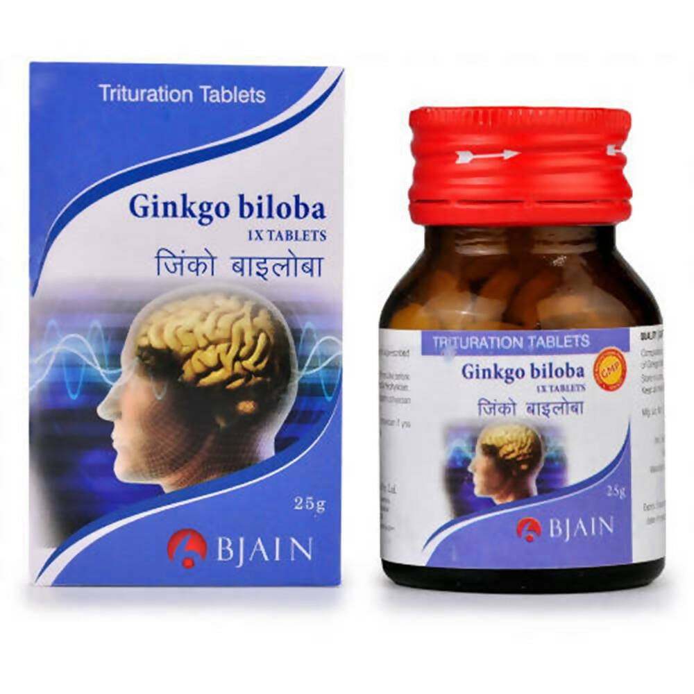 Bjain Homeopathy Ginkgo Biloba Tablets - Distacart