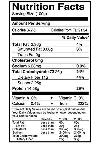 Siddhagiri's Satvyk Organic Emmer Wheat Daliya Facts