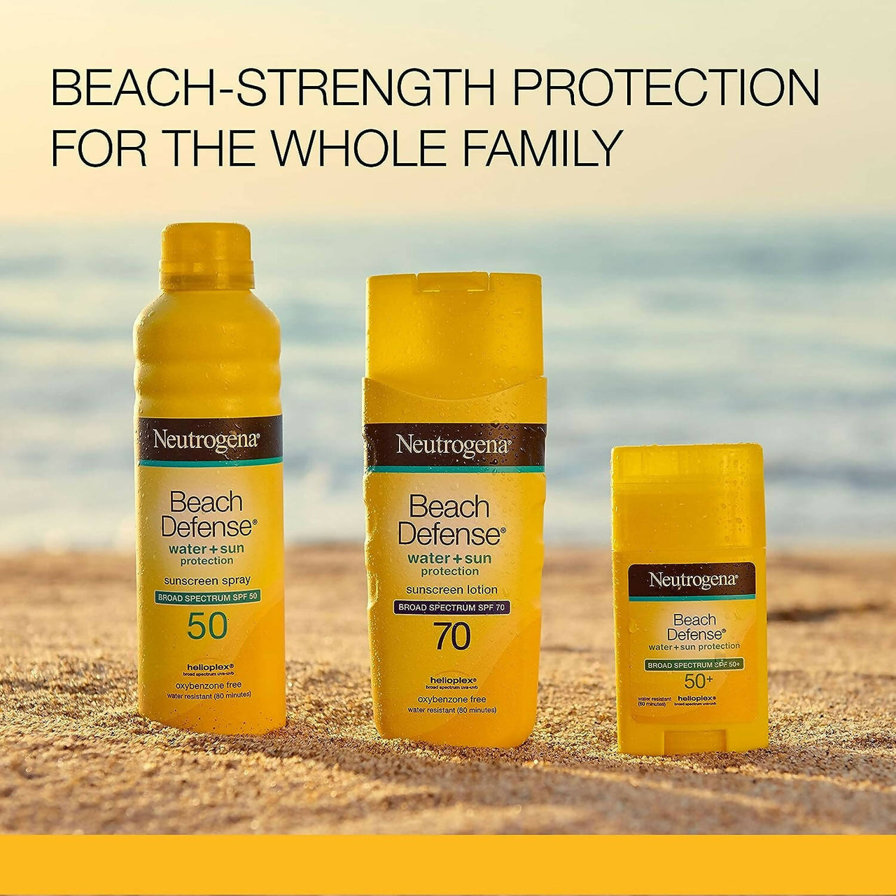 Neutrogena Beach Defense Sunscreen Stick Broad Spectrum SPF 50+ - Distacart