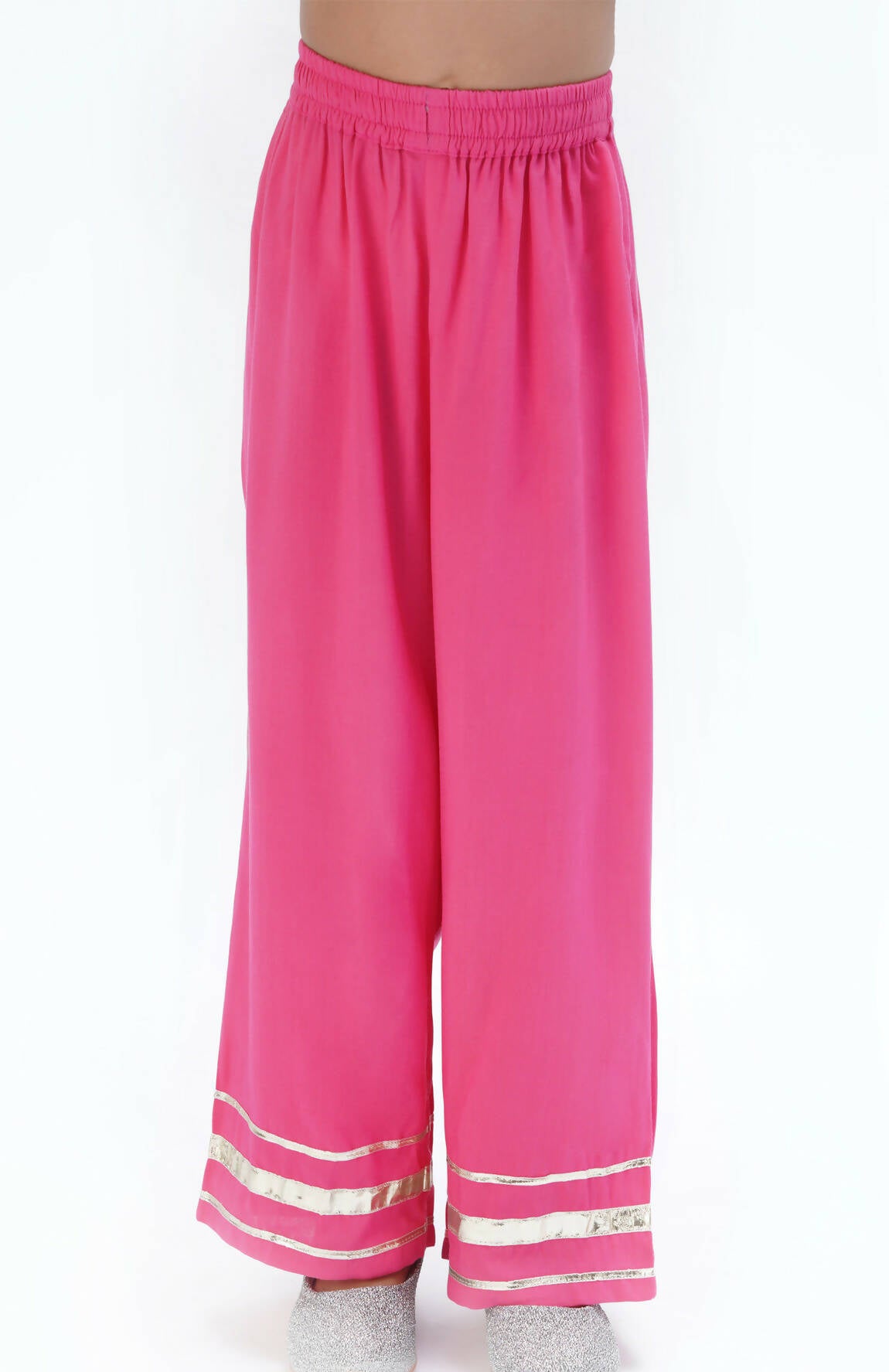 Lil Drama Trunk Tales Girls Pink Kurta With Pant Set - Distacart