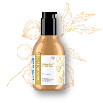Careberry Golden Berry & Gold Dust Face Wash - Distacart