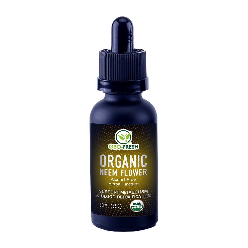 Geo-Fresh Organic Neem Flower Tincture - Distacart