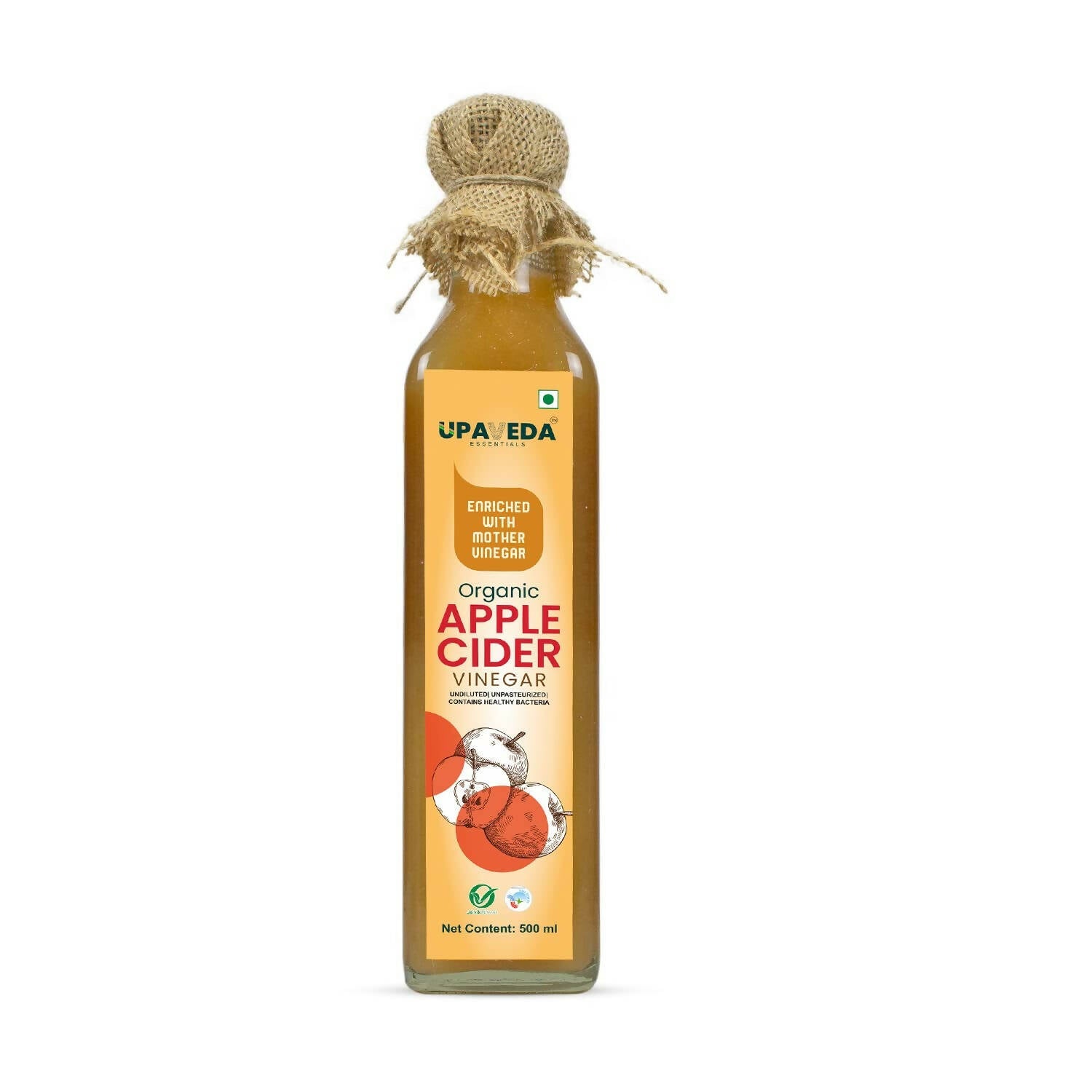Upaveda Organic Apple Cider Vinegar - Distacart