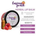 Thumbnail for Curious Peach Herbal Lip Balm Strawberry - Distacart