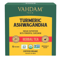Thumbnail for Vahdam Turmeric Ashwagandha Herbal Tea Bags