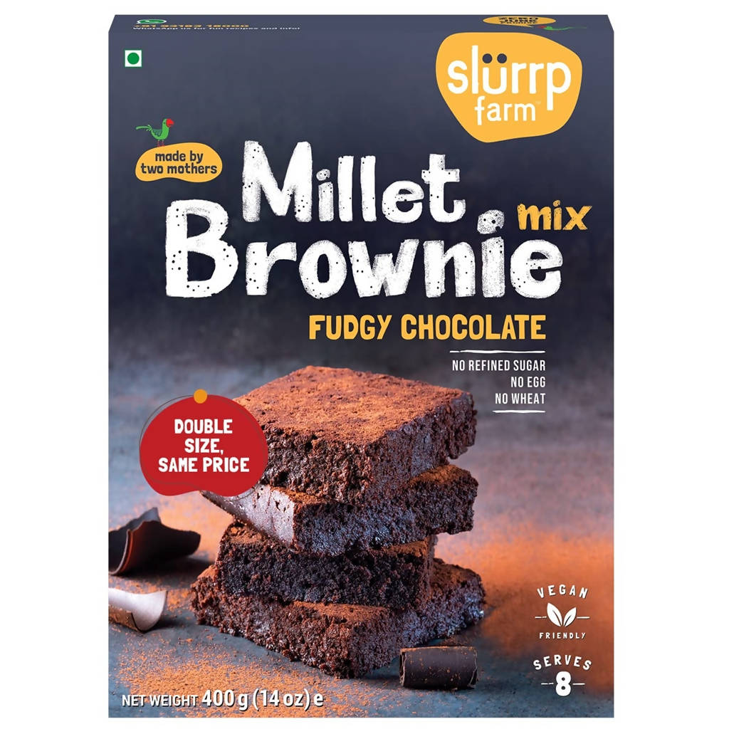 Slurrp Farm Fudgy Chocolate Millet Brownie Mix