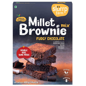 Slurrp Farm Fudgy Chocolate Millet Brownie Mix