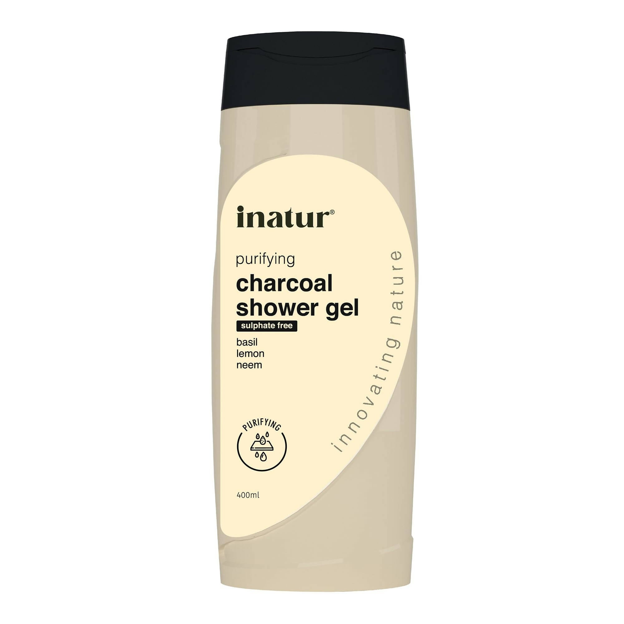 Inatur Charcoal Shower Gel - Distacart
