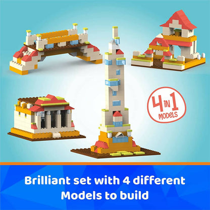 Webby 4 in 1 Young Designer ABS Toy Set for Kids (161 Pcs) - Distacart