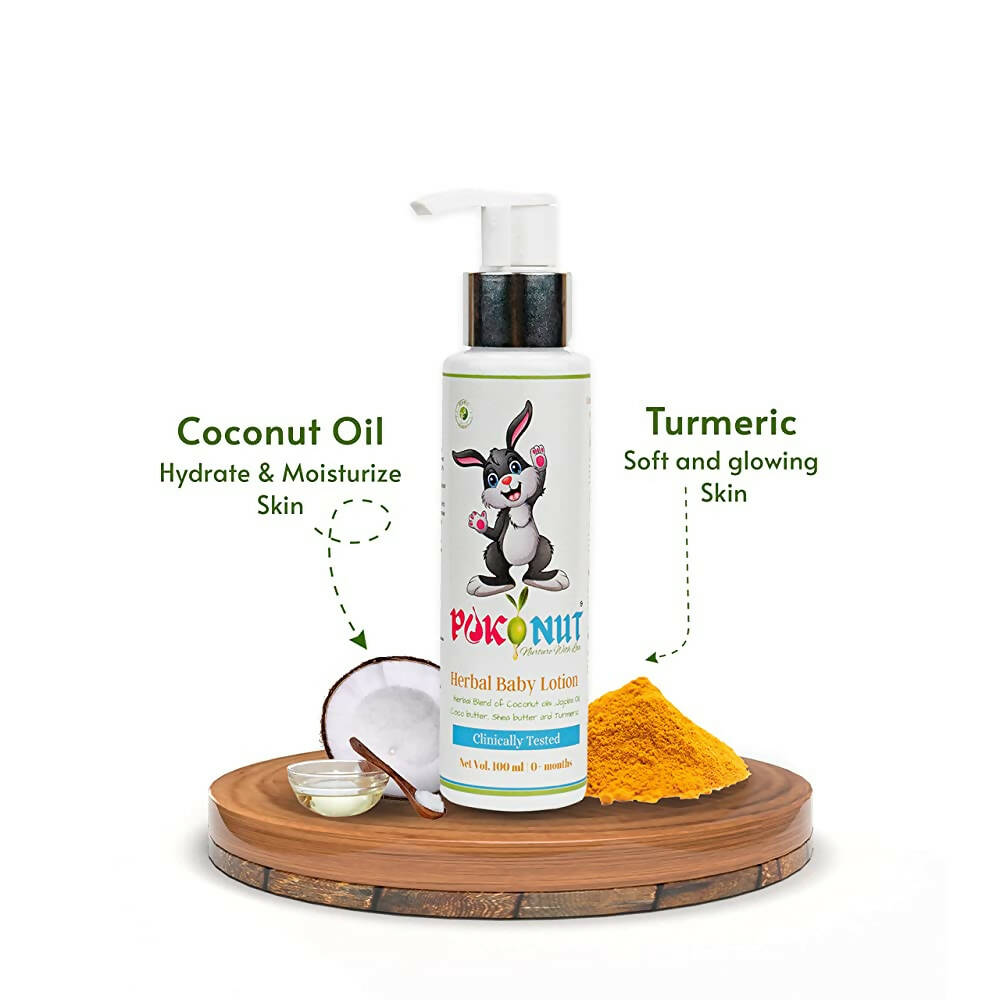 Pokonut Herbal Nourishing Baby Face And Body Lotion - Distacart