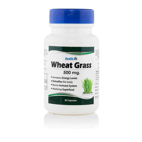 Healthvit Wheat Grass Capsules - Distacart