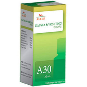 Allen Homeopathy A30 Nausea & Vomiting