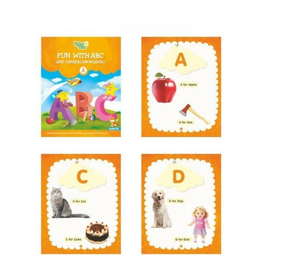 Rising Star General Knowledge & Conversation Book A| Set of 3| Fun With ABC, Environmental Studies, Good Habit| Picture Dictionary| Ages 3-7 Years - Distacart