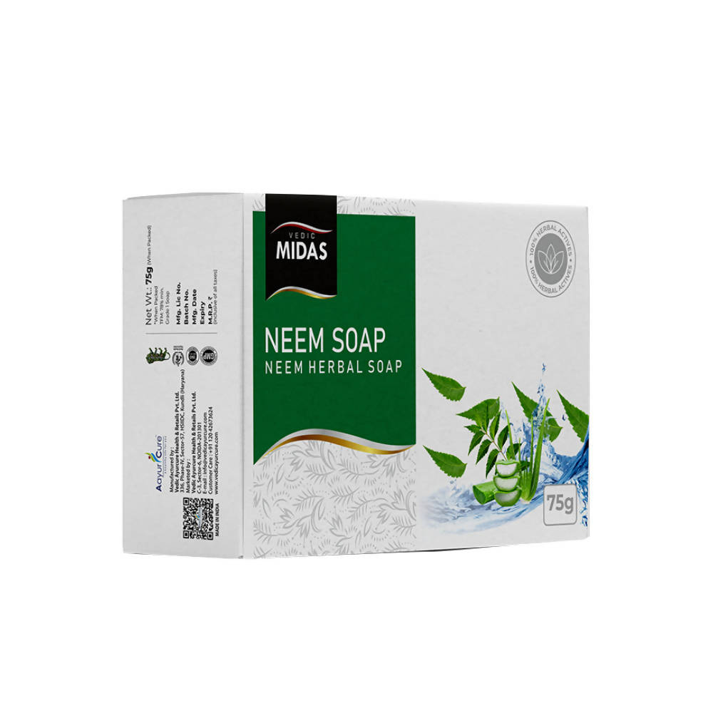 Vedic Midas Neem Soap - Distacart