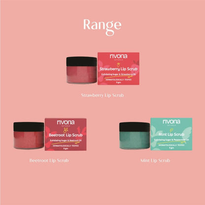 Rivona Naturals Strawberry Lip Scrub - Distacart