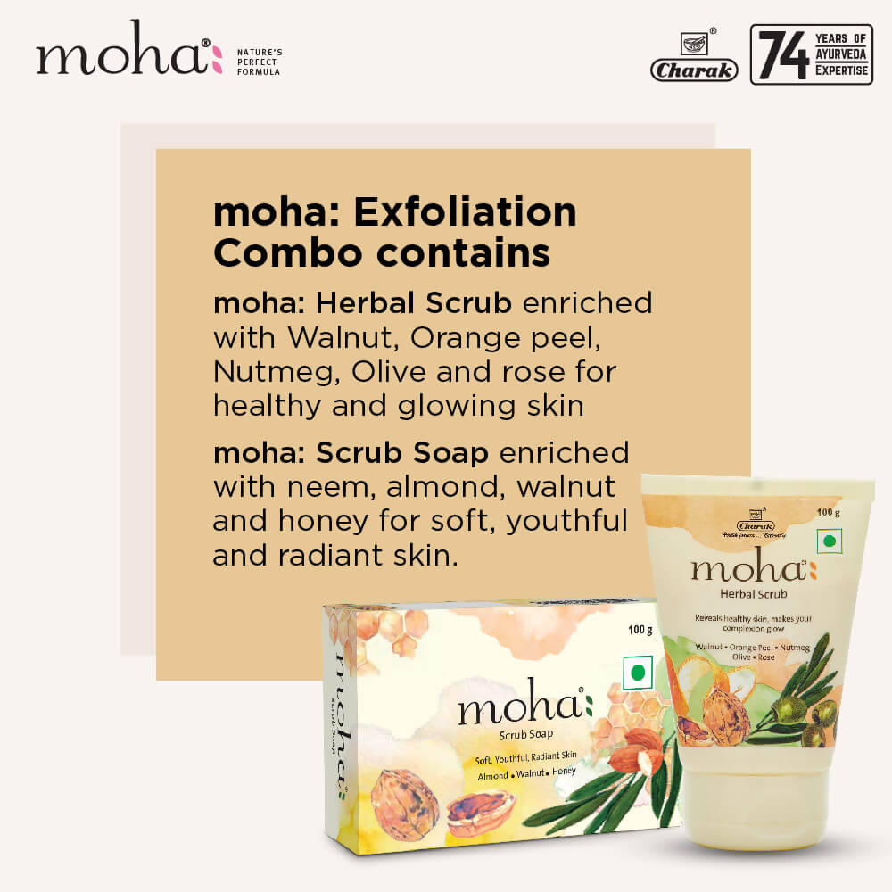 Moha Exfoliation Combo ingredients