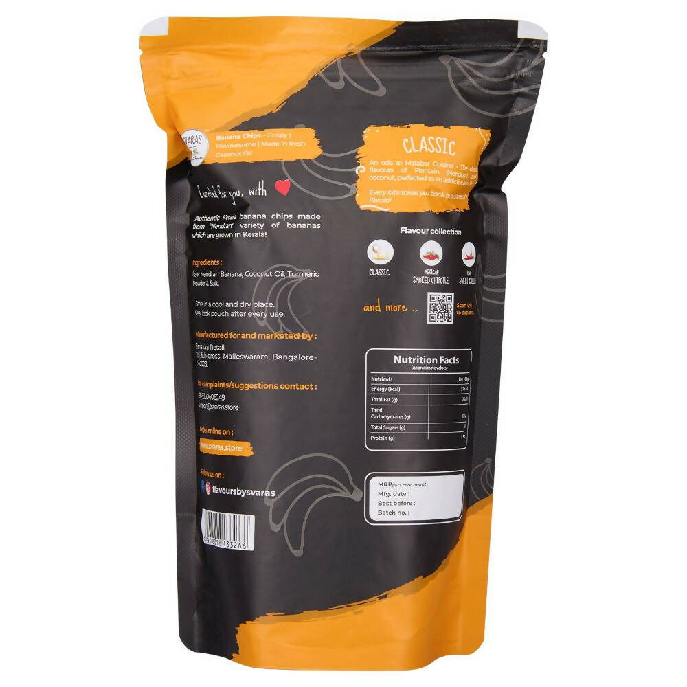 Svaras kerala banana chips classic 50g back (1)