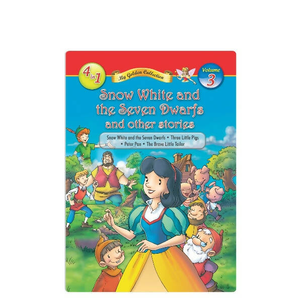 Jolly Kids My Golden Collection Volume 3 Snow White & The Seven Dwarfs & Other 4 in 1 Bedtime Stories| Ages 3-8 Year - Distacart