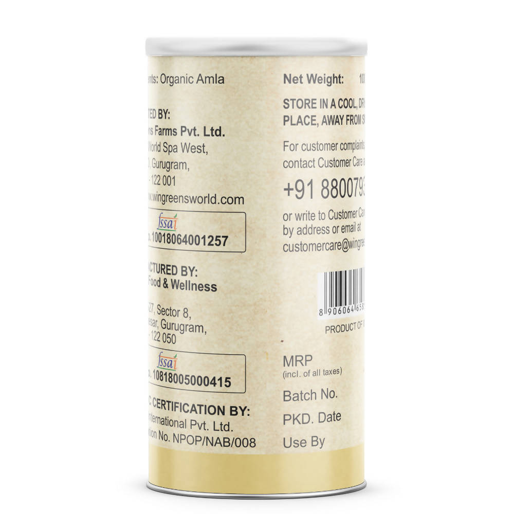 Wingreens Farms Organic Amla Powder