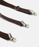 Thumbnail for Manet Boys Solid Suspenders - Brown - Distacart