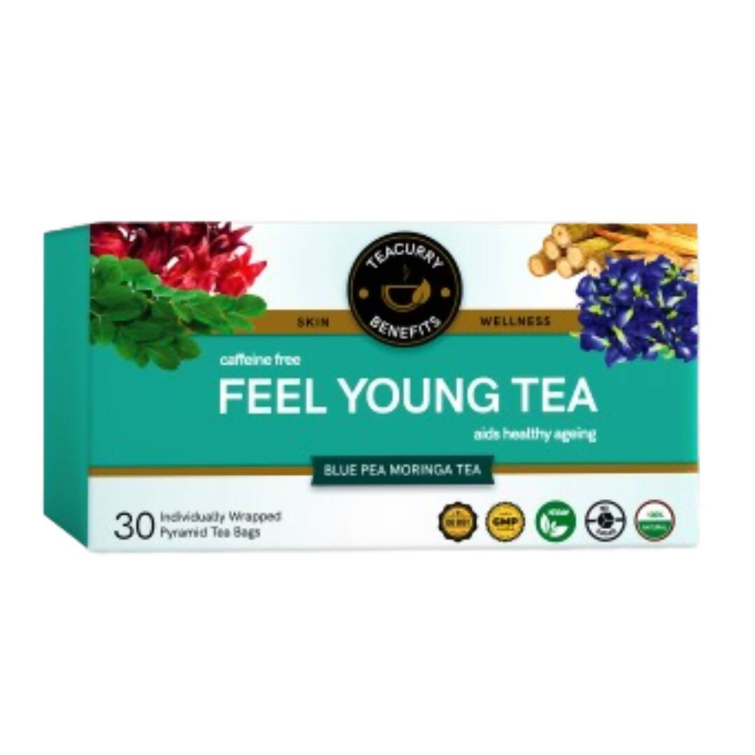 Teacurry Feel Young Tea Bags (Anti Ageing Tea) - Distacart