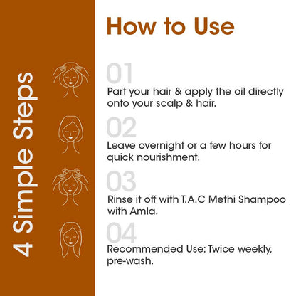 TAC - The Ayurveda Co. Methi Natural Hair Shampoo - Distacart