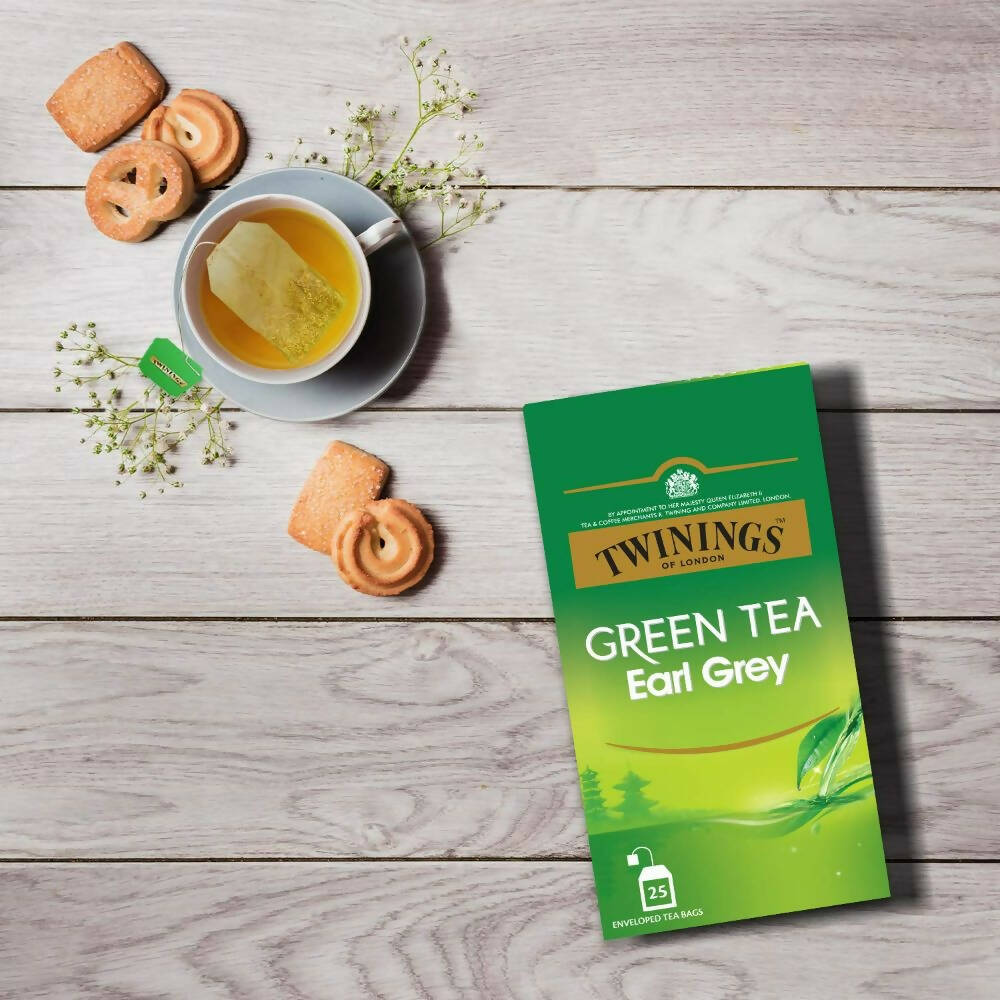 Twinings Green Tea Earl Grey Teabags - Distacart