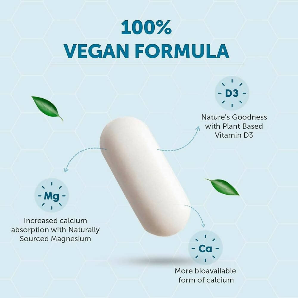 Neuherbs True Calcium 1000mg With Natural Vitamin D3 Tablets - Distacart
