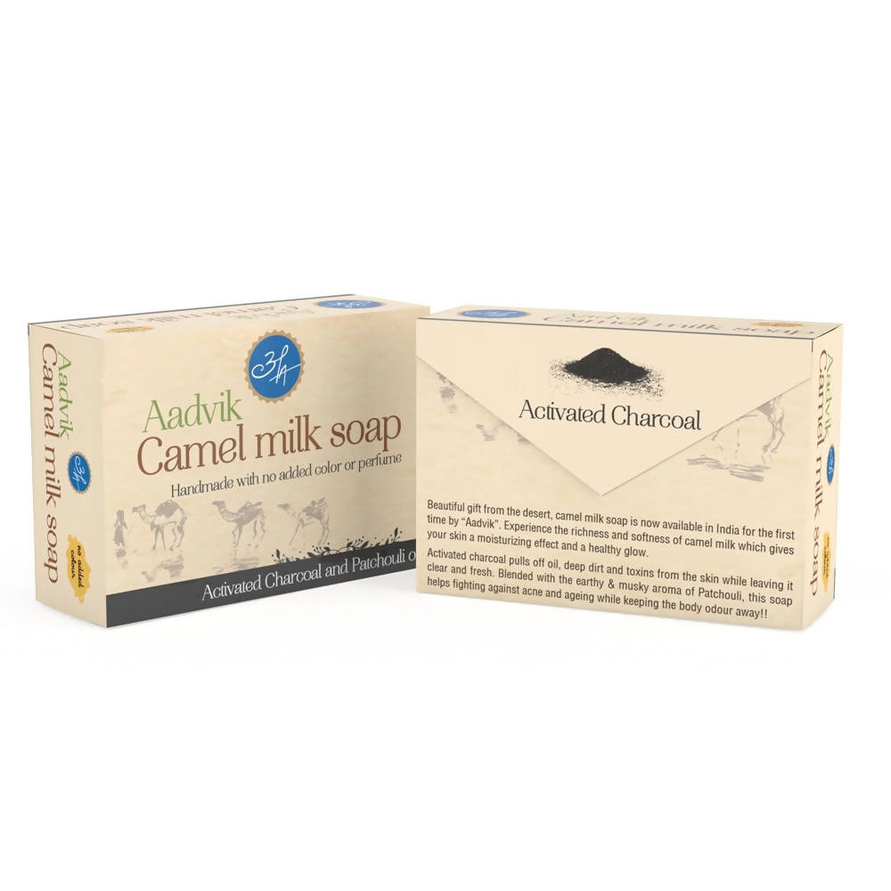 Aadvik Camel Milk Soap With Activated Charcoal And Patchouli Oil benefits