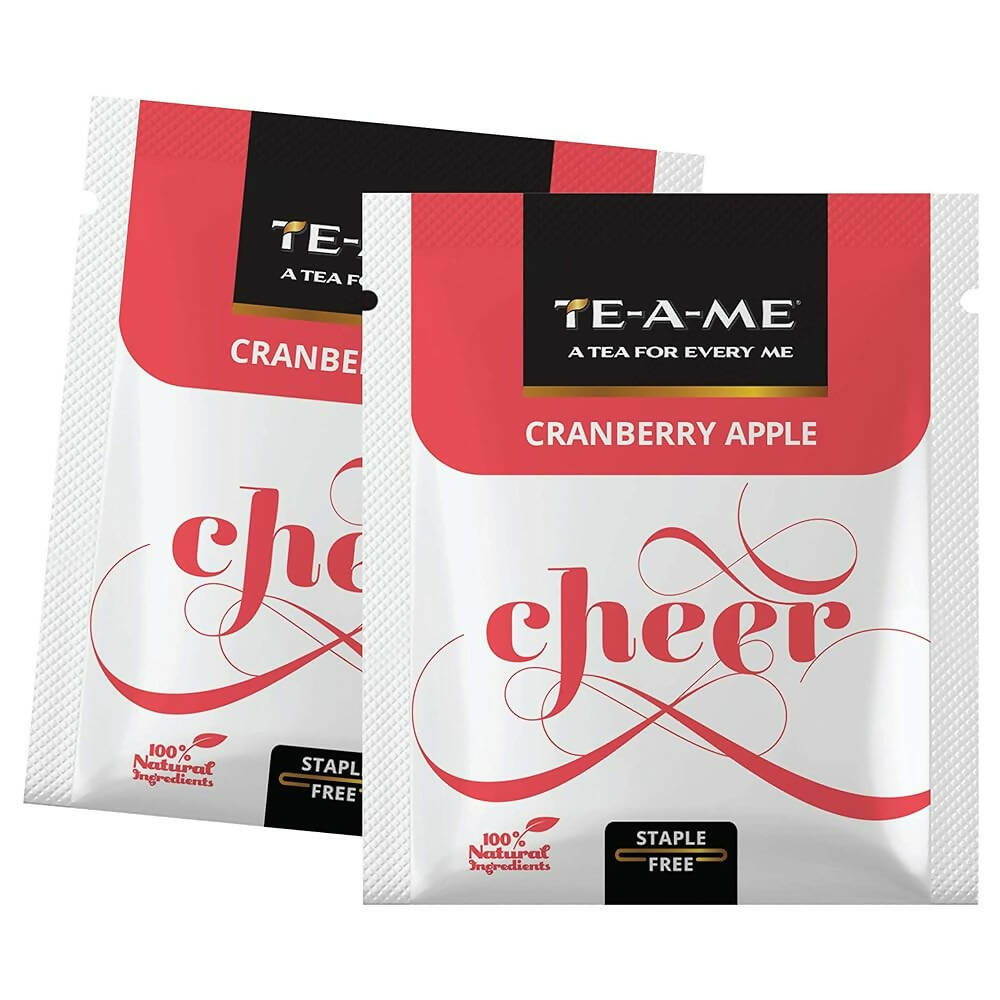 TE-A-ME Cranberry Apple Cheer Infusion Tea Bags - Distacart