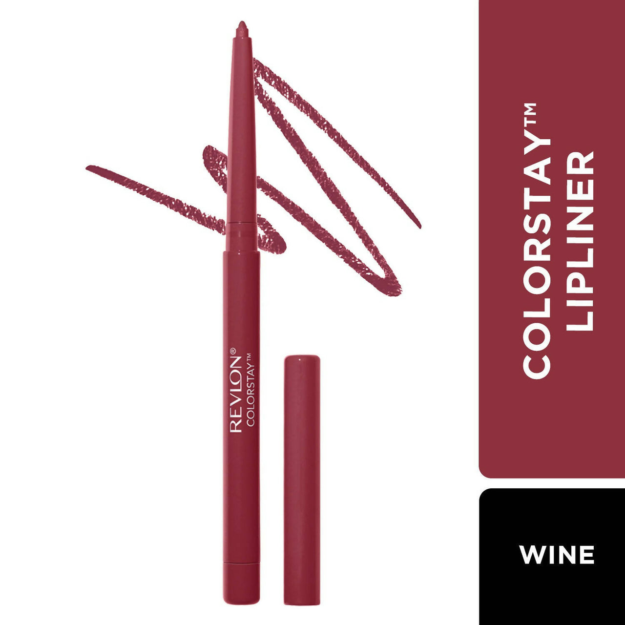 Revlon Colorstay Lip Liner Pencil - Wine - Distacart