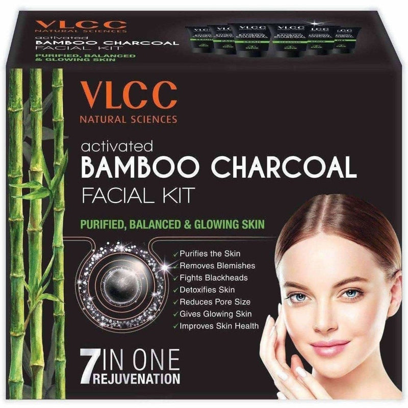 VLCC Activated Bamboo Charcoal Facial Kit, 60 g