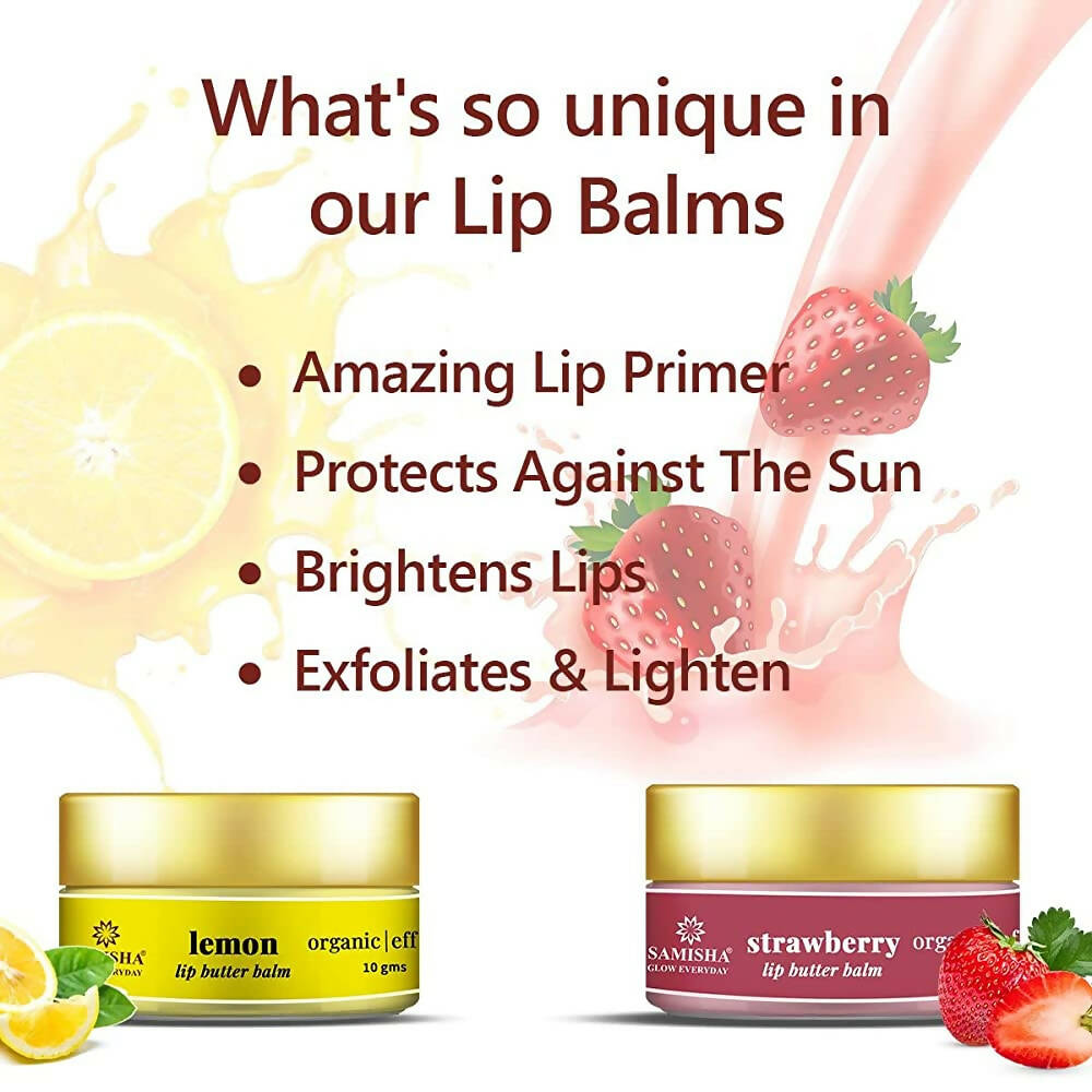 Samisha Organic Strawberry Lip Balm - Distacart