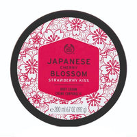 Thumbnail for The Body Shop Japanese Cherry Blossom Strawberry Kiss Body Cream 200 ml